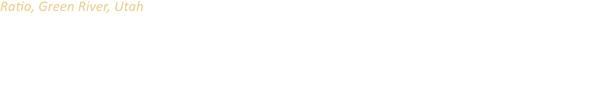 Ratio, Green River, Utah Created by Australian artist Andrew Rogers in 2010, this structure is composed of 53 massive...