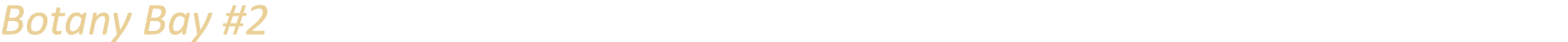 Botany Bay #2